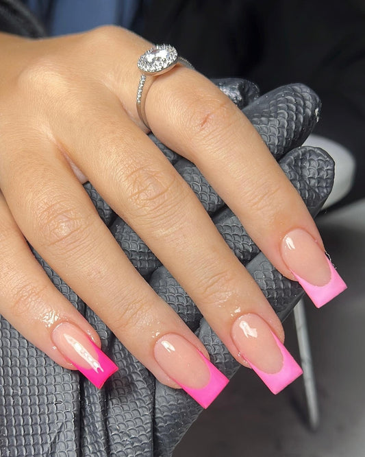 13 Chic Pink Tip Nail Ideas