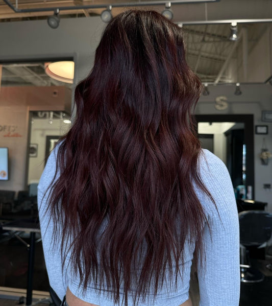 13 Rich Deep Burgundy Hair Looks