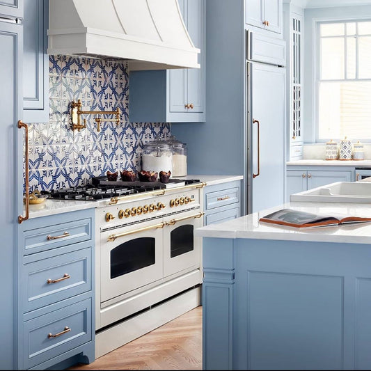 17 Must-See Blue Backsplash Kitchen Ideas