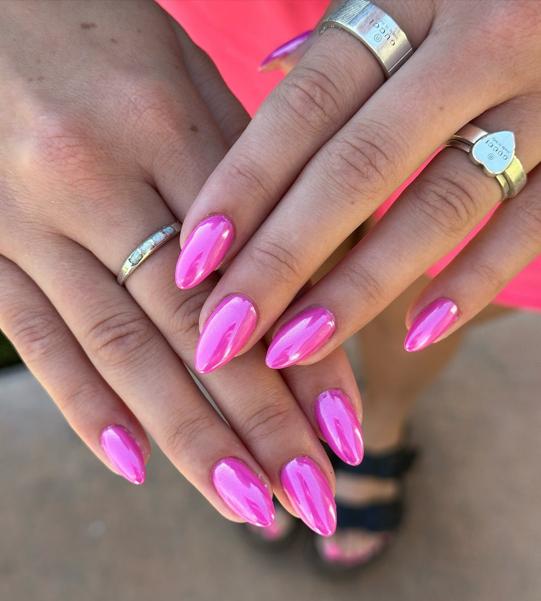 15 Chic Pink Chrome Nail Ideas