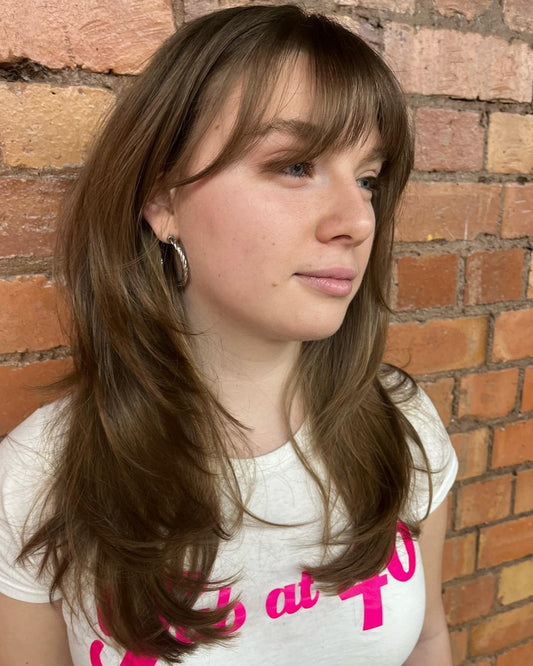 13 Stunning Layered Hair With Wispy Bangs