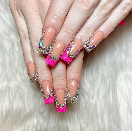 16 Nail Ideas with Gems for Elegant Manicures 2026