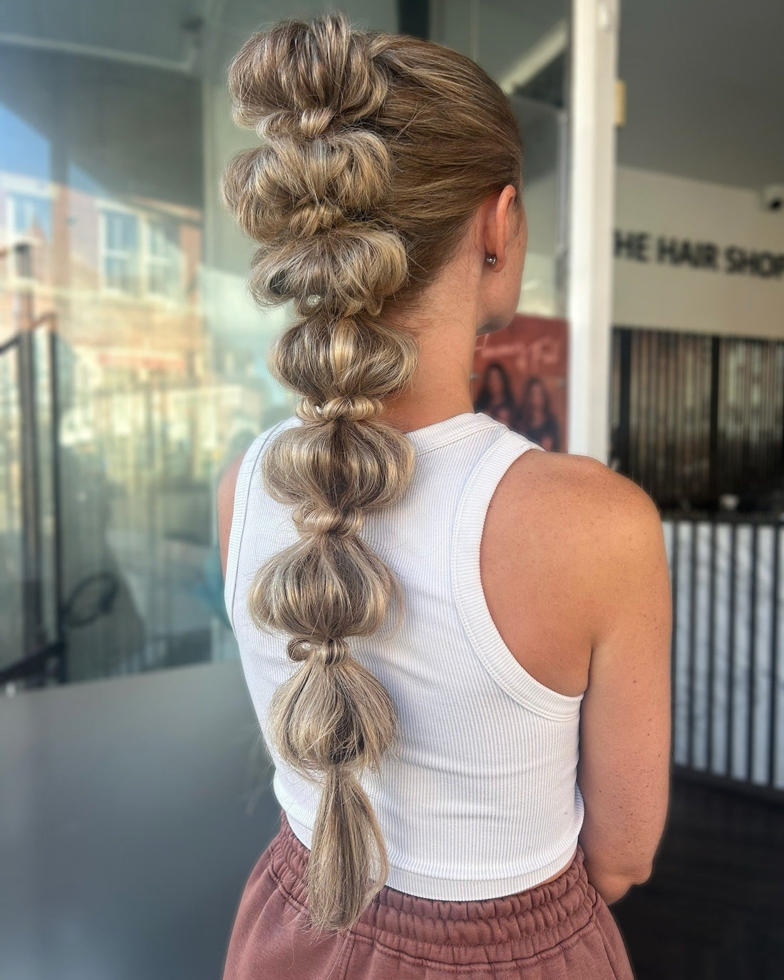 13 Creative Bubble Ponytail Styles