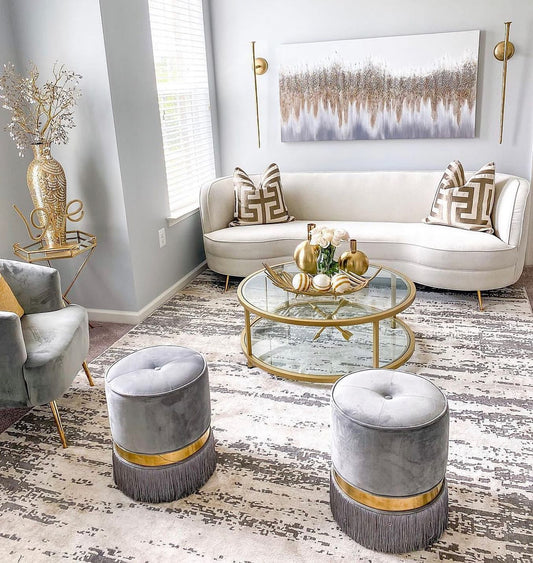 13 Lux Grey and Gold Living Room Ideas Made Easy