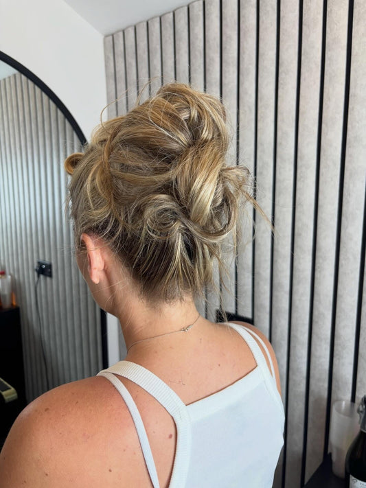 13 Medium Length Hair Messy Updos You'll Want to Copy