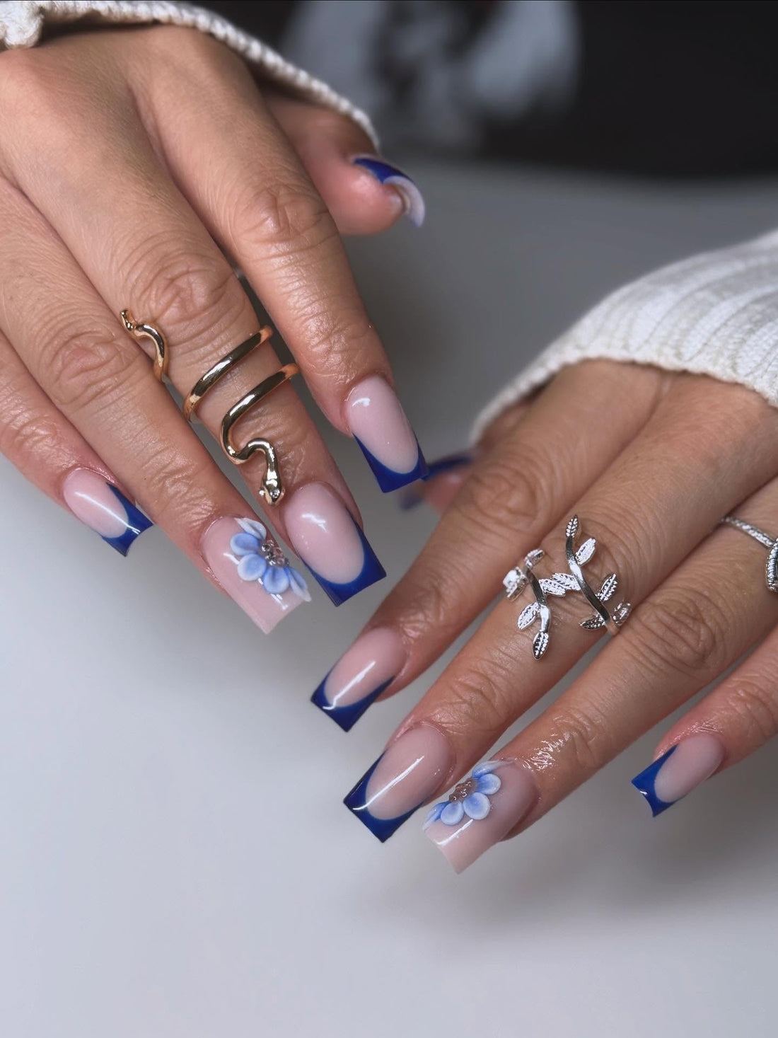13 Stunning Blue French Tip Nail Ideas 2026