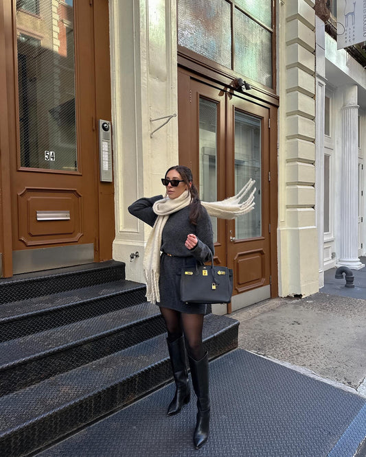 15 Classy Outfits with Tights That Feel Fresh