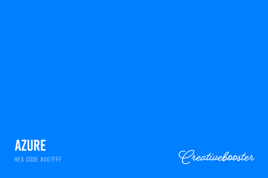 All About the Color Azure (Hex Code #007FFF)