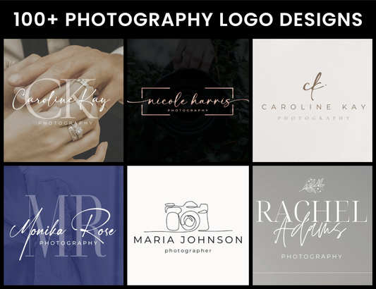 100+ Best Photography Logo Design Ideas in 2024 for Branding & Watermarks