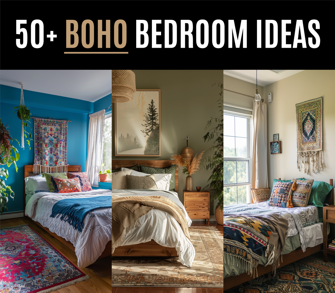 50+ Chic Boho Bedroom Ideas for Home Decoration and Design Inspiration