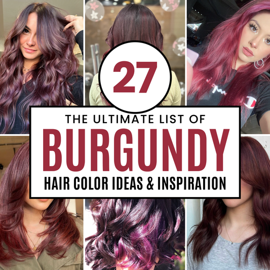 27 Burgundy Hair Color Ideas for Modern Women and For All Seasons