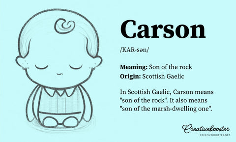 Carson Name Meaning: Definition, Facts, Origin & Similar Baby Boy Names