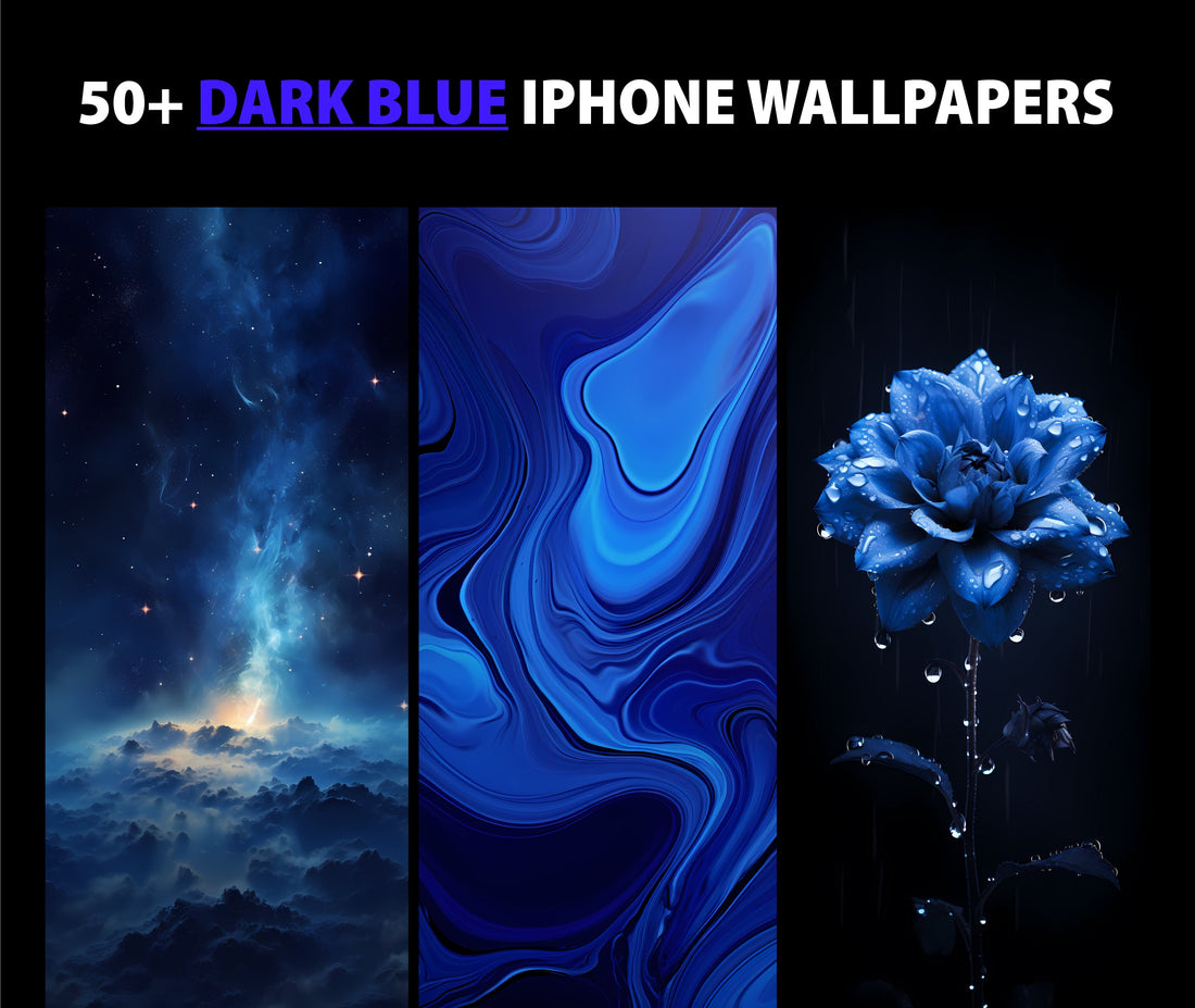 50+ Best Dark Blue iPhone Wallpapers (Free 4k HD Download)