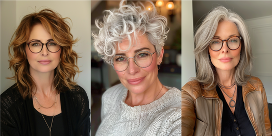52 Best Hairstyles for Women Over 50 with Glasses