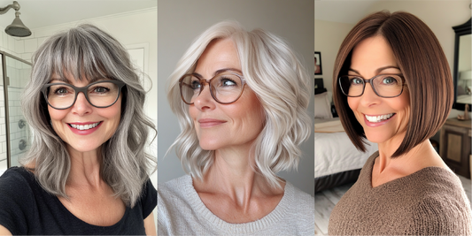 25+ Stunning Hairstyles for Older Women with Glasses
