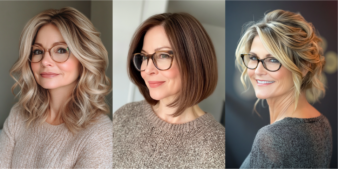 26 Stunning Hairstyles for Women Over 40 with Glasses You Have to See in 2024