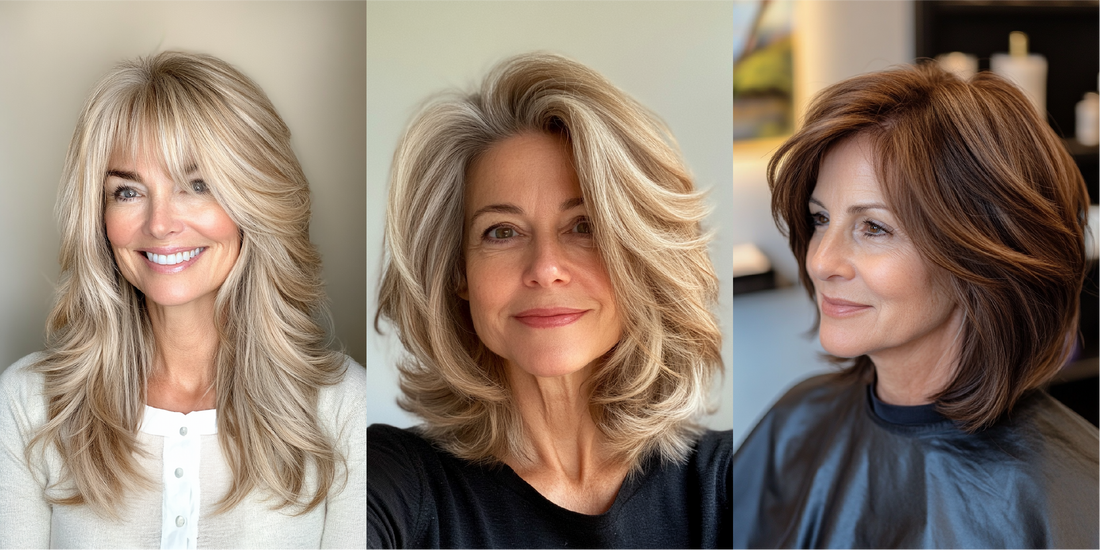 28 Crazy Good Layered Hairstyles for Older Women in 2024