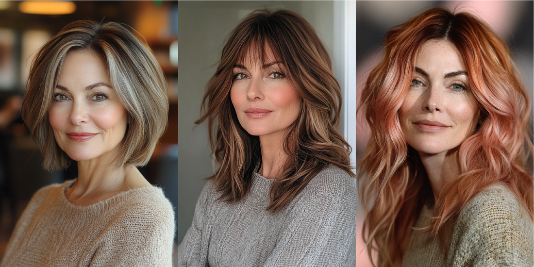 34 Chic Medium-Length Hairstyles for Older Women in 2024