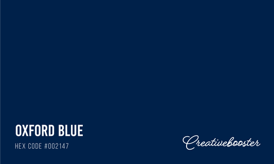 All About Color Oxford Blue (Color Codes, Meaning and Pairings)
