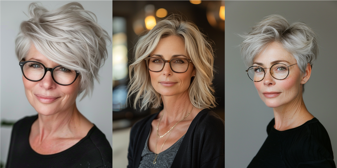 65+ Stunning Short Hairstyles for Women Over 50 with Glasses in 2024