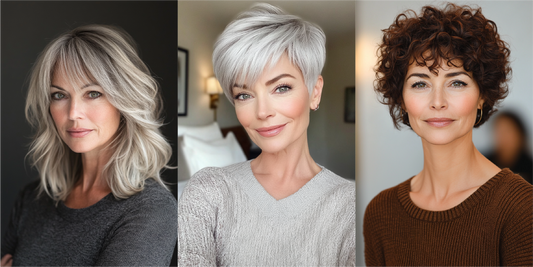 24 Incredible Short Hairstyles for Older Women with Thick Hair