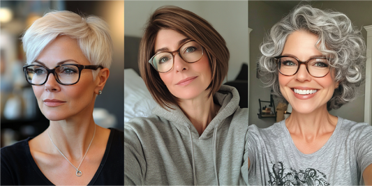 28 Perfect Short Hairstyles for Women Over 40 with Glasses in 2024