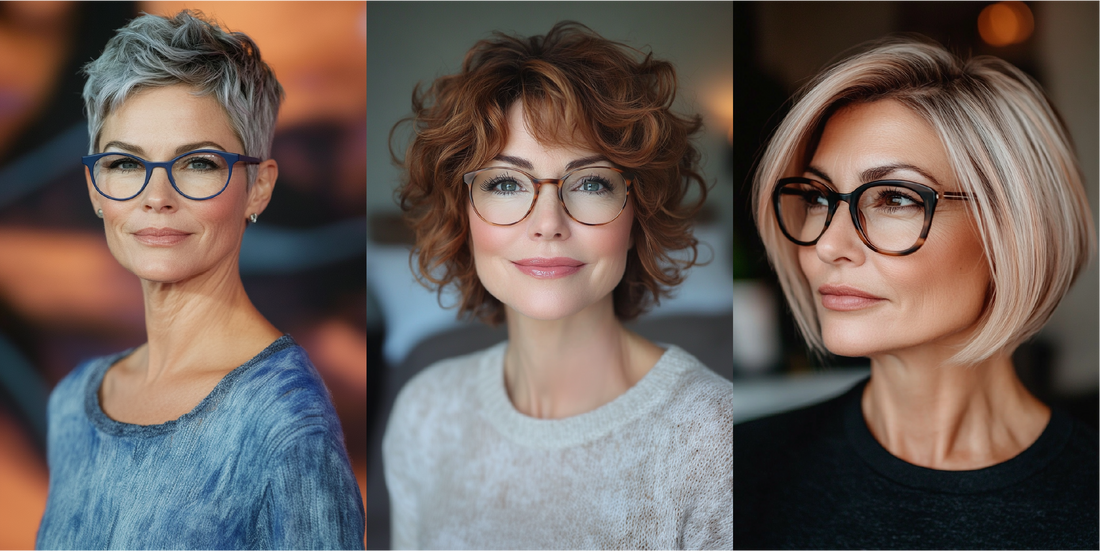 32 Trendy Short Hairstyles for Women Over 50 with Glasses That Shine