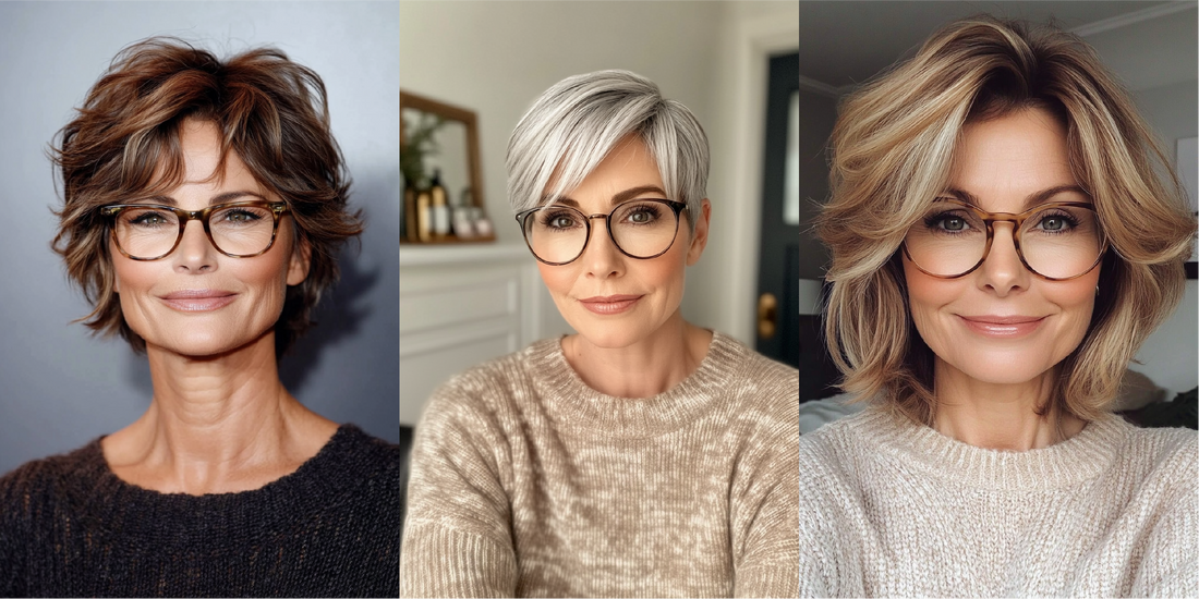 27+ Amazing Short Hairstyles for Women Over 60 with Glasses