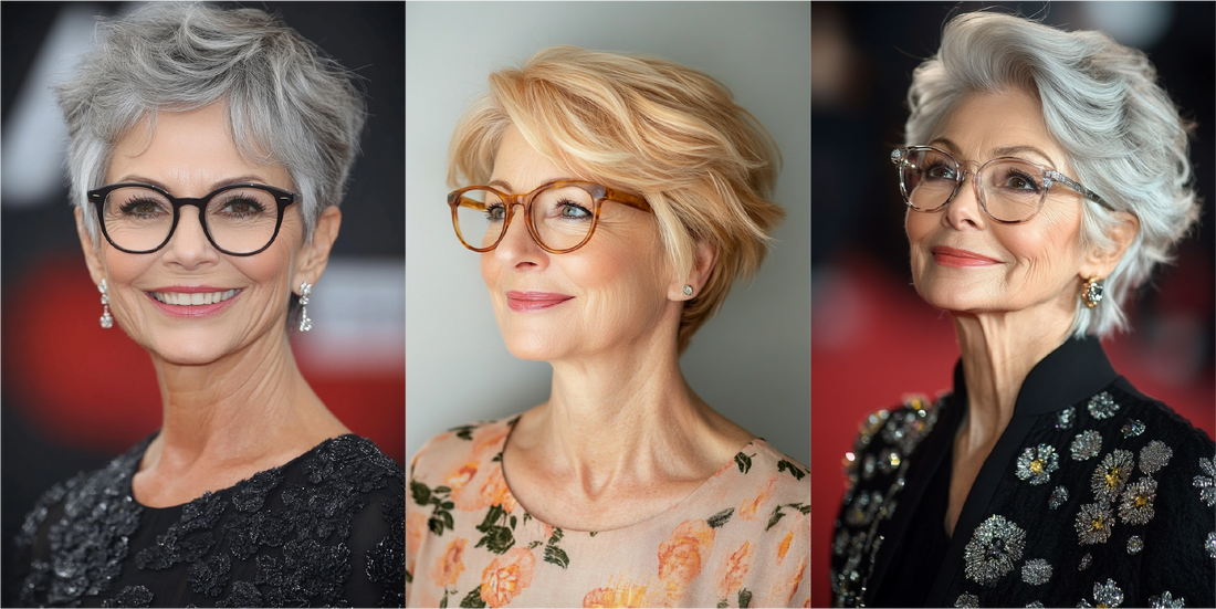 24 Must-See Short Hairstyles for Women Over 70 with Glasses!