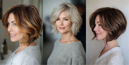32 Elegant Short Layered Bob Hairstyles for Older Women
