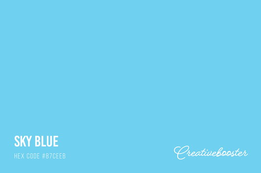 All About Color Sky Blue (Codes, Meaning and Pairings)