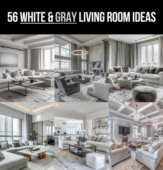 56 Modern White and Gray Living Room Design and Decor Ideas