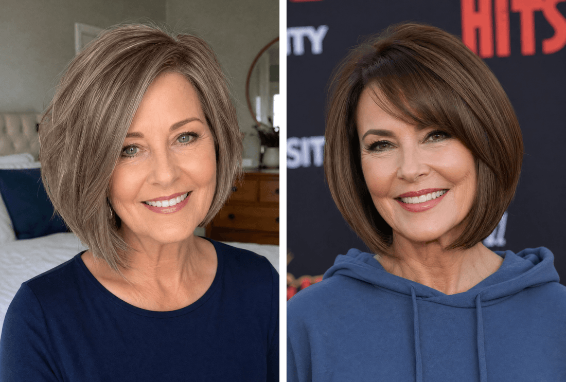 22 Must-See Angled Bob Hairstyles For Women Over 60