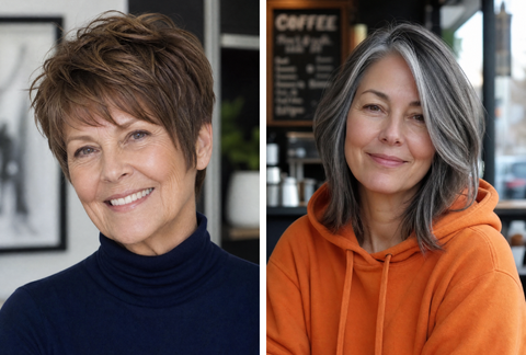 21 Chic Asymmetrical Hairstyles for Women Over 60