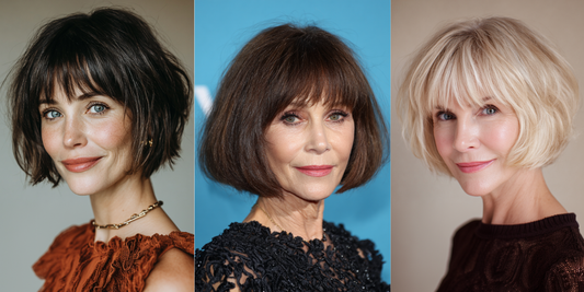 19 Crazy-Good Bob Haircuts with Bangs for Women Over 50