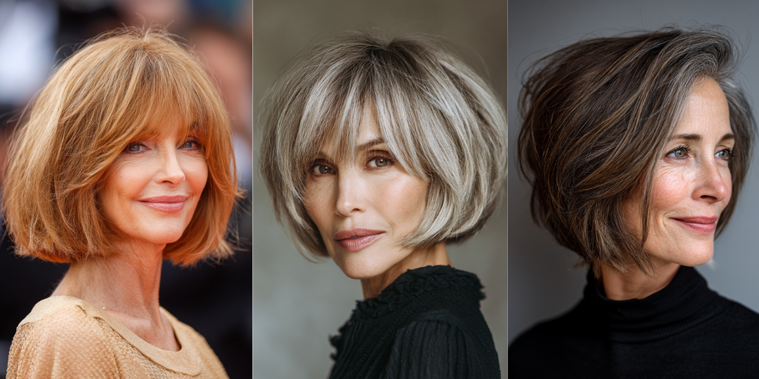 23+ Bob Hairstyles for Women Over 60 with Fine Hair