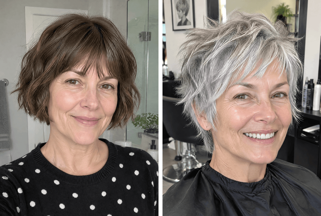 24 Stunning Choppy Hairstyles For Older Women