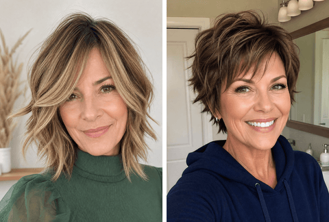 24 Stunning Choppy Hairstyles For Women Over 50