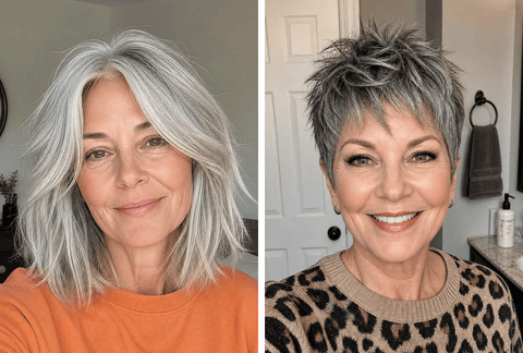 27 Brilliant Choppy Hairstyles for Women Over 60