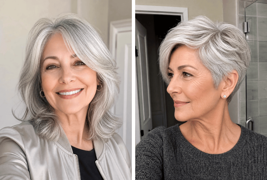 27 Stunning Gray Hairstyles for Women Over 60
