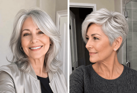 27 Stunning Gray Hairstyles for Women Over 60