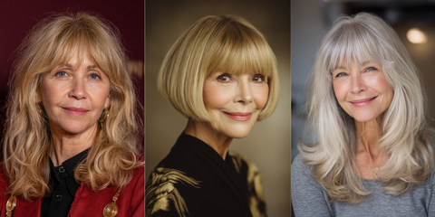 18 Fresh Haircuts for Older Women Over 60 with Bangs