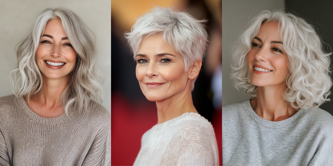 25+ Gorgeous Haircuts for Older Women with White Hair To Inspire You in 2025