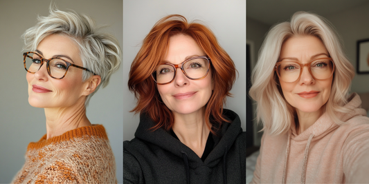 Hairstyles for Older Women with Glasses