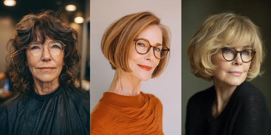 21 Chic Hairstyles for Older Women with Glasses