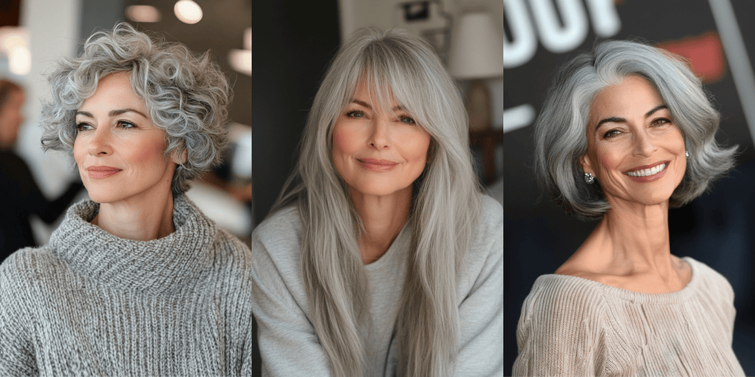 25+ Age-defying Hairstyles for Older Women with Gray Hair in 2025