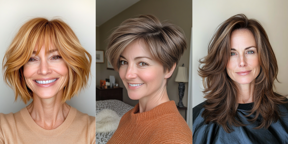 22 Stylish Hairstyles for Women Over 40 with Fine Hair