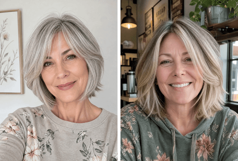 25+ Must-See Layered Bob Hairstyles for Women Over 50