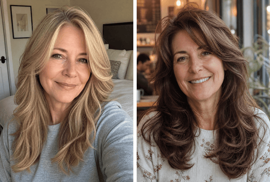 27 Trendy Long Hairstyles for Older Women