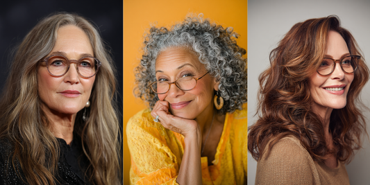 22 Stunning Long Hairstyles for Women Over 50 With Glasses
